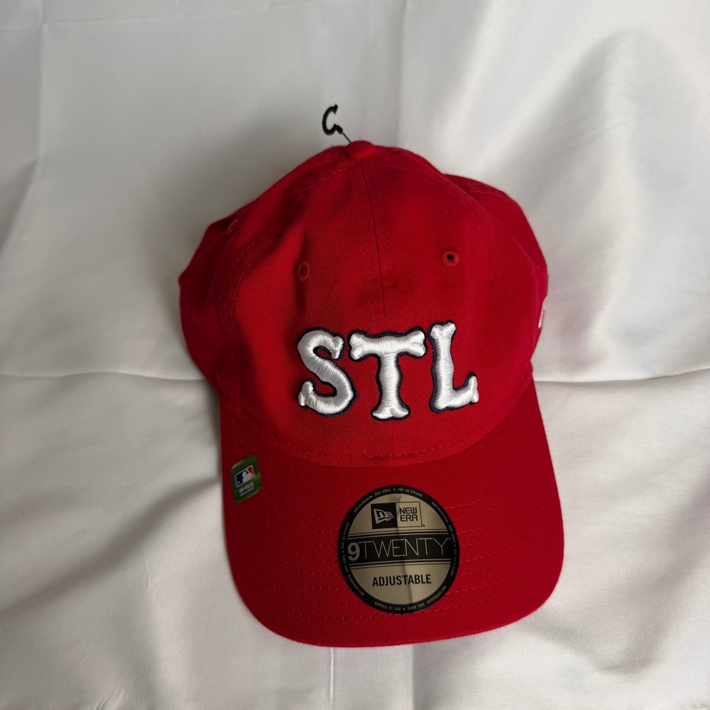 New Era St. louis cardinals hat Embroidered Red Mens OSFM MLB Baseball Cap NWT